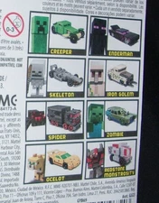 Hot Wheels Minecraft Creeper Enderman Skeleton Iron Golem Spider Zombie CHOOSE i