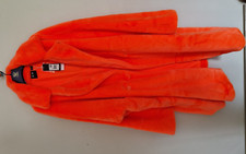 Bnwt Adidas X Ivy Park Orange Faux Fur Coat 2xl With Logo