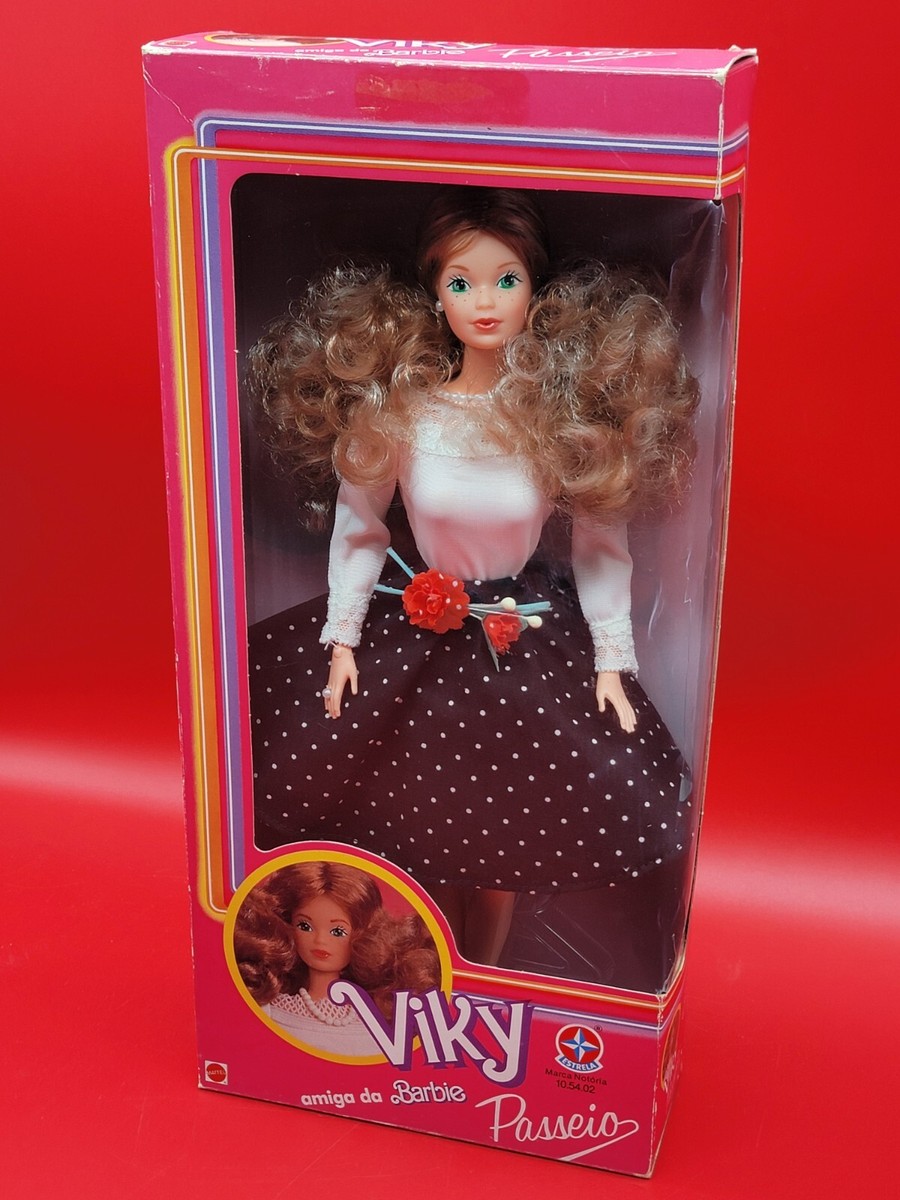 1989 Vintage Mattel Estrela Viky Barbie Passeio Brazil 10.54 1989 Vintage Mattel Estrela Viky Barbie Passeio Brazil 10.54