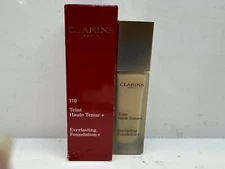 Clarins Everlasting Foundation + #110 Honey NIB 1.1 oz