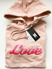 Official House of BTS Pop Up BWL RM Pink Hoodie Boy With Luv LOVE - Size L
