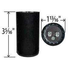 BMI 708-850 MFD 110/125Vac Round Motor Start Capacitor replaces 61B4D110708NCMS