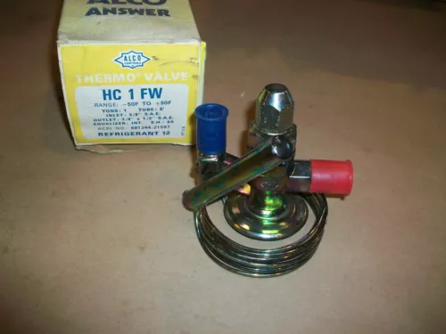 Alco Thermo Valve HC1FW   -50 TO +50  1 TON    5' capillary   3/8"   NEW IN BOX