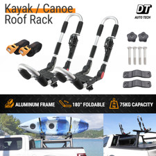 2x Aluminum Canoe Kayak Roof Rack Folding Carrier Ski Surf Snow Board Universal 2x Aluminum Canoe Kayak Roof Rack Folding Carrier Ski Surf Snow Board Universal