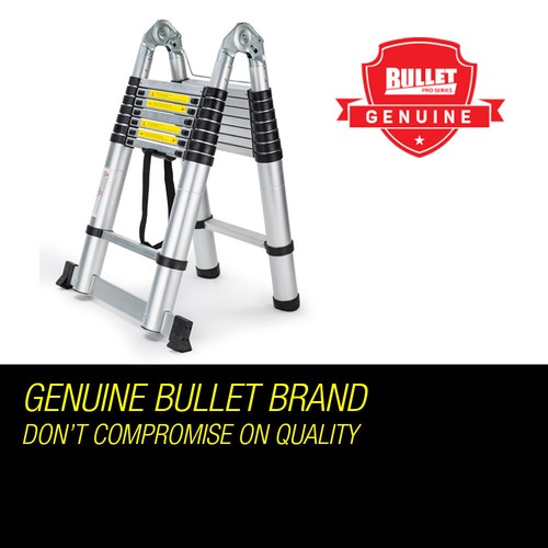 5m Telescopic Aluminium Multipurpose Ladder Alloy Extendable Step AUS Extension - Picture 2 of 12