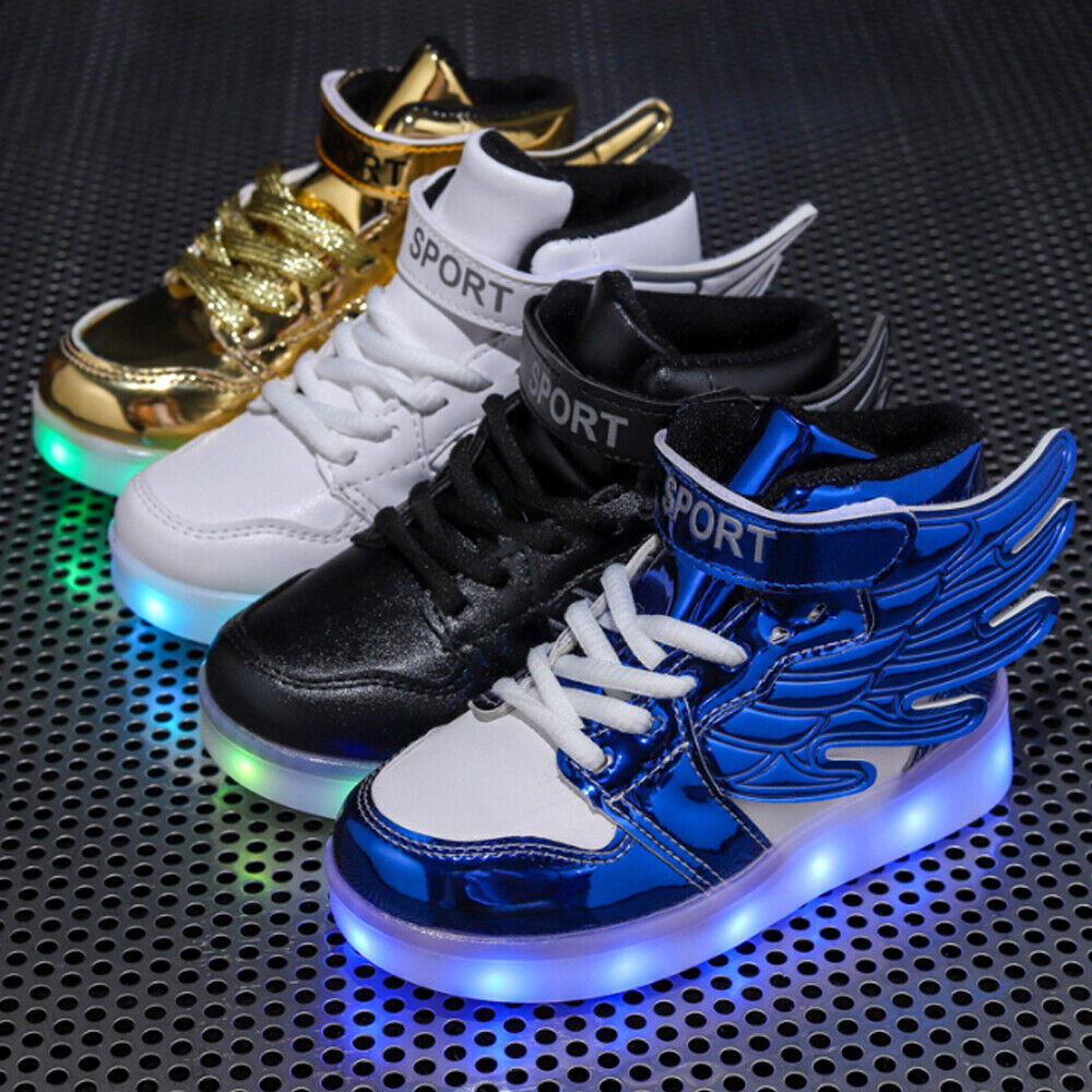 LED Leuchtende Glow Schuhe Bunte Sneaker Leuchtende Schuhe