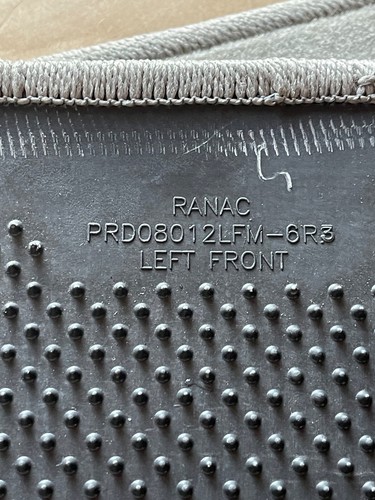 2011-2024 DODGE DURANGO GREY CARPET FLOOR MAT 5 PC SET OEM - Picture 7 of 7
