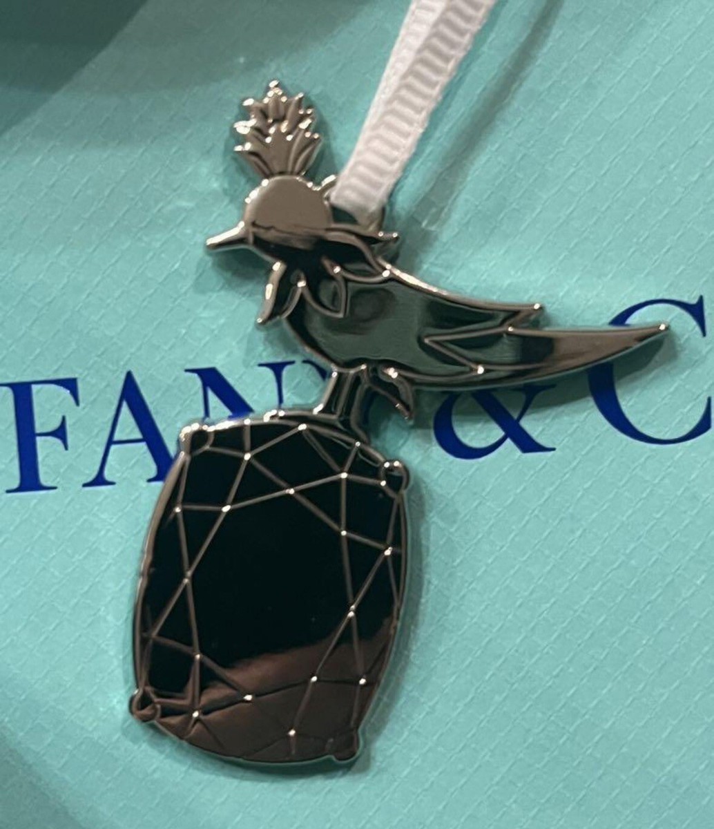 Limited Tiffany & Co. Bird on a Rock Christmas Ornament