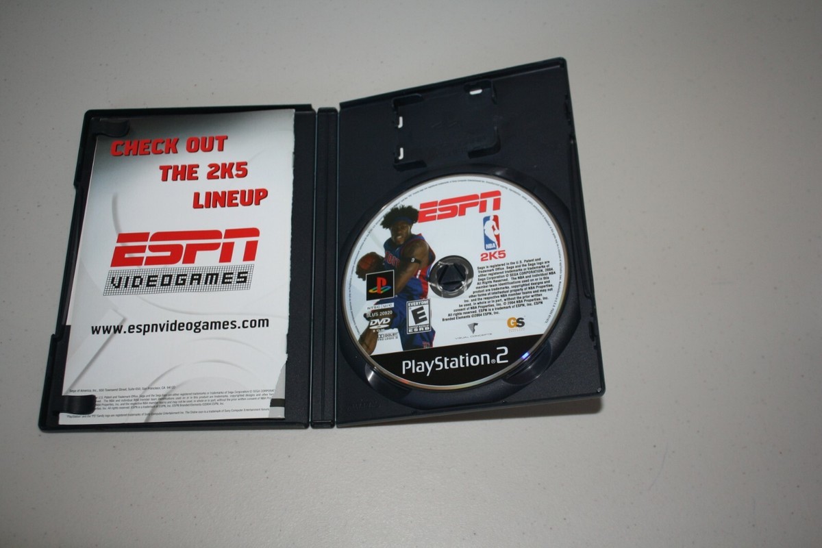 Sony Playstation 2 NBA 2K5 Video Basketball Game Ben Wallace