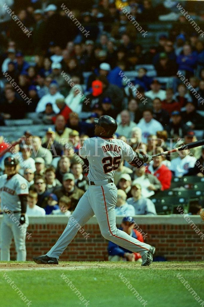 DC113 Barry Bonds San Francisco Giants Swing Baseball 8x10 11x14