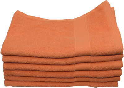 Egeria 6x Gästetuch *Sale* Frottee Handtücher Baumwolle orange 150 E55