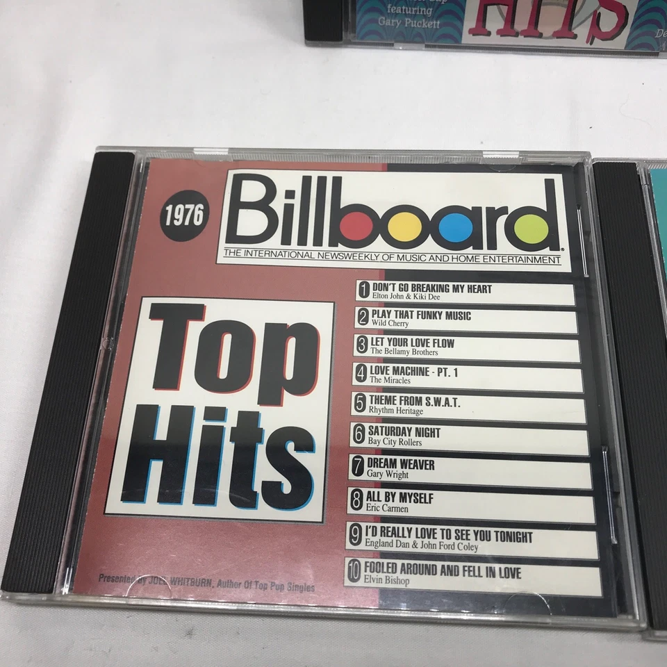 5 CD Billboard Top Hits 1976,1978,1980-Top Pop Hits 1968 & Top Movie Hits 1970s. Foto 2 de 4