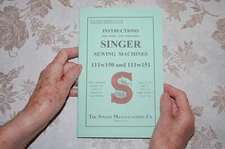 Using & Adjusting Instructions Manual for Singer Sewing Machines 111w150 111w151