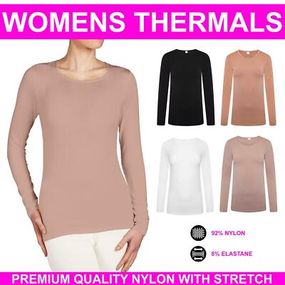 ladies white thermal top