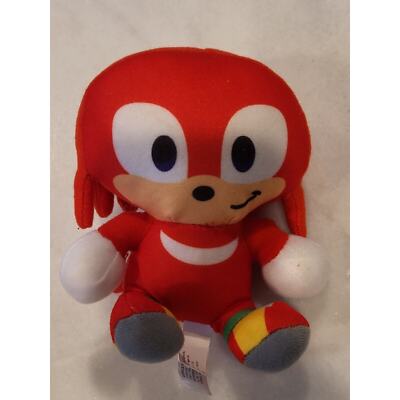 NEW Sonic The Hedgehog Big Head Plush (5'' Knuckles) Toy Factory, Sega
