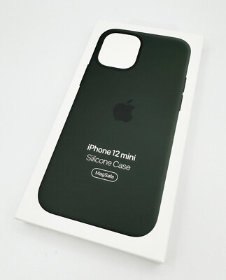 Genuine Apple Silicone Case with MagSafe for iPhone 12 mini Cyprus Green  194252168691 UK