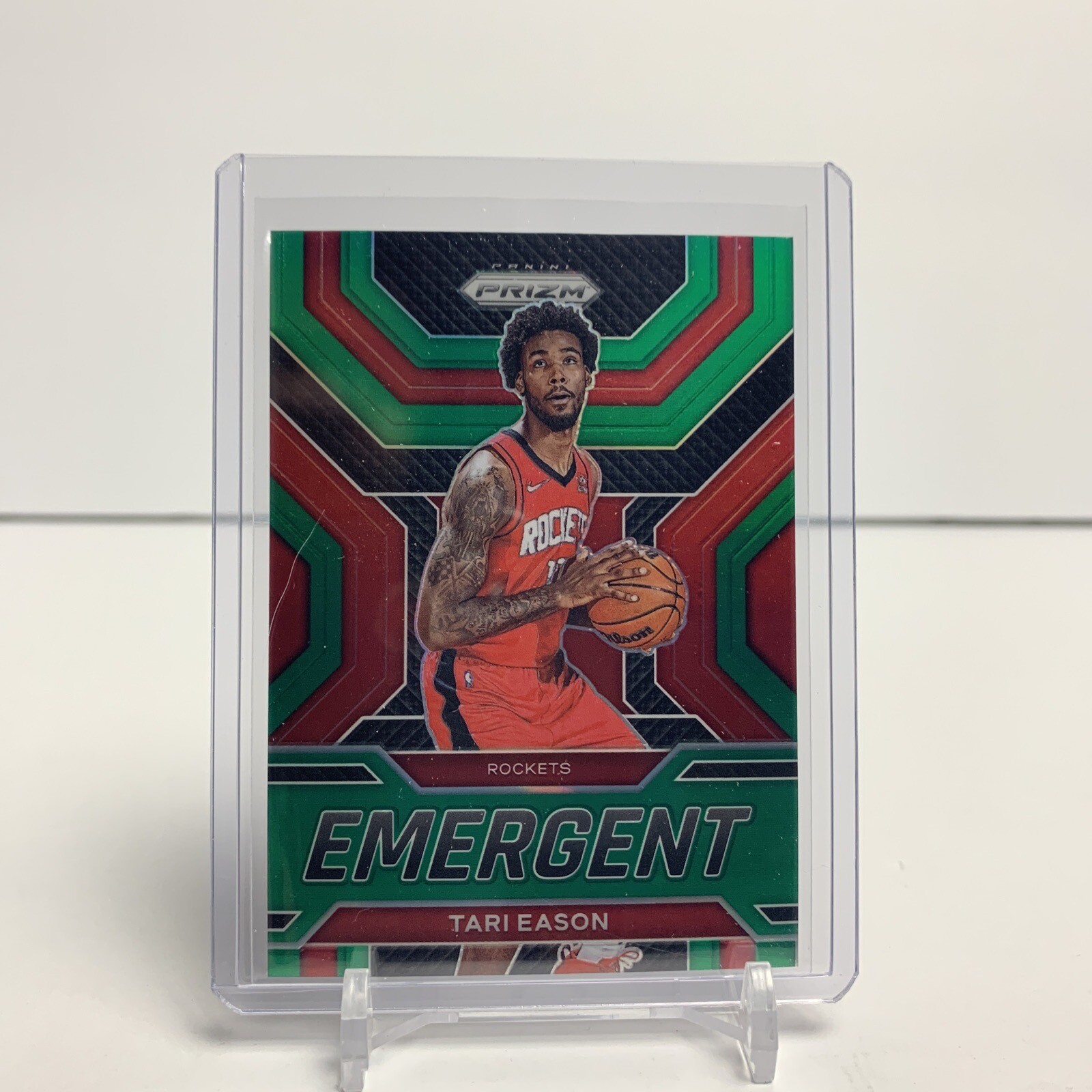 2022-23 Panini Prizm Emergent - Prizms Green #5 Tari Eason RC Rockets