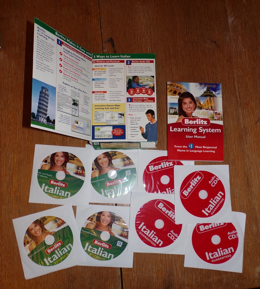 Berlitz 2006 Italian Premier 8-CD Set Learning Software for Macintosh/Windows - Image 4 of 4