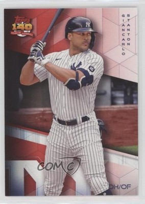 2021 Topps Archives 2091 Topps Red 49/75 Giancarlo Stanton #295 o7m