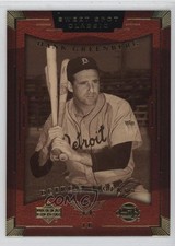 2004 Upper Deck Sweet Spot Classic Hank Greenberg #33 HOF 4l3