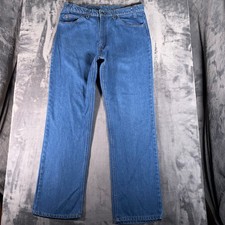 Vintage Levi's 517 Jeans Mens 34x32 Blue Orange Tab Bootcut 20517 USA 80s