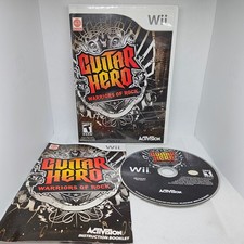 Guitar Hero: Warriors of Rock (Nintendo Wii, 2010) Complete CIB With Manual