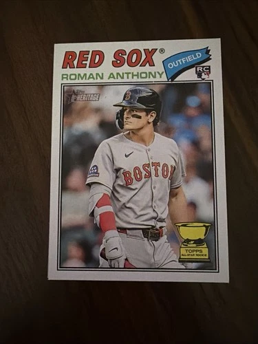 2026 Topps Heritage Roman Anthony RC Boston Red Sox Rookie Card