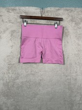 SET ACTIVE Shorts Womens Medium Pink Seamless High Waist Biker Compression