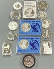 15 Troy Ounces .999 Silver Coins Bars Rounds nice mix L23834