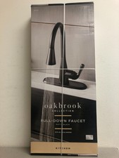 Oakbrook Collection 4027790 Vela One Handle Matte Black Pull-Down Kitchen Faucet