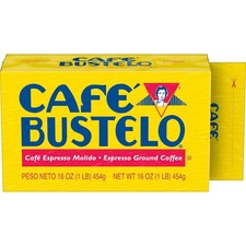 Cafe Bustelo Espresso Ground Coffee 16 oz Dark Roast Pack of 12 Bulk Case New