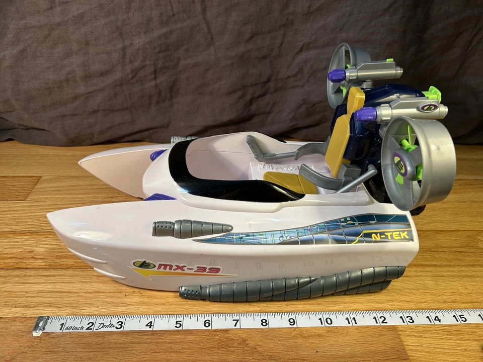 Veículos raros 2 em 1 Max Steel Wave Storm N-Tek MX-39 Mattel 2001 - Imagem 4 de 4