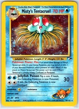 Misty's Tentacruel 10/132 Holo Rare Gym Heroes Pokemon Unlimited Holo Near Mint on eBay