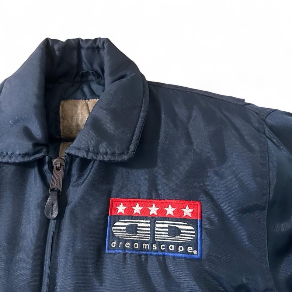 Vintage Dreamscape ESP Promotions Bomber Jacket Rave Hectic Records 90s ...