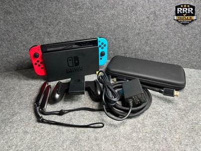 Nintendo Switch 1 V1 32GB HAC-001 * UNGEPATCHT * REFURBISHED * inkl 256 GB SD *