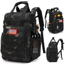 Tactical Cooler Backpack: Insulated Waterproof Lunch Bag for Outdoor Adventures