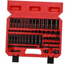 55PCS 1/4-Inch Drive Impact Socket 1/4"Drive 55pcs Impact Master Socket Set