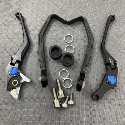 For BMW S1000R M1000R 21-24 Black Handle Brake Clutch Lever Control & Protector 
