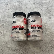 2X MuscleTech Muscle Peptide 185 Strength and Muscle Growth 84 Veg Capsules NEW