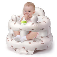 Inflatable Baby Seat Babies 3-36 Months, Sit Me up Floor Chair BuiltIn Air PumP