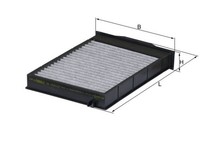 Filter, Innenraumluft LAK 175 Mahle FüR Renault