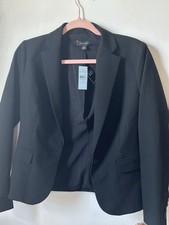 Black Ann Taylor Seasonless Stretch Blazer- Petite Medium with Tags
