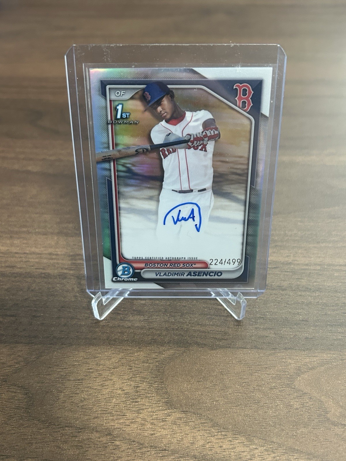 2024 Bowman Chrome - Vladimir Asencio 1st Auto Refractor /499