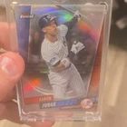 Topps 2018 Finest Aaron Judge Refractor #51 New York Yankees Baseball Card