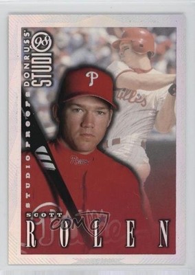 1998 Donruss Studio Studio Proofs /1000 Scott Rolen #15 HOF s1i