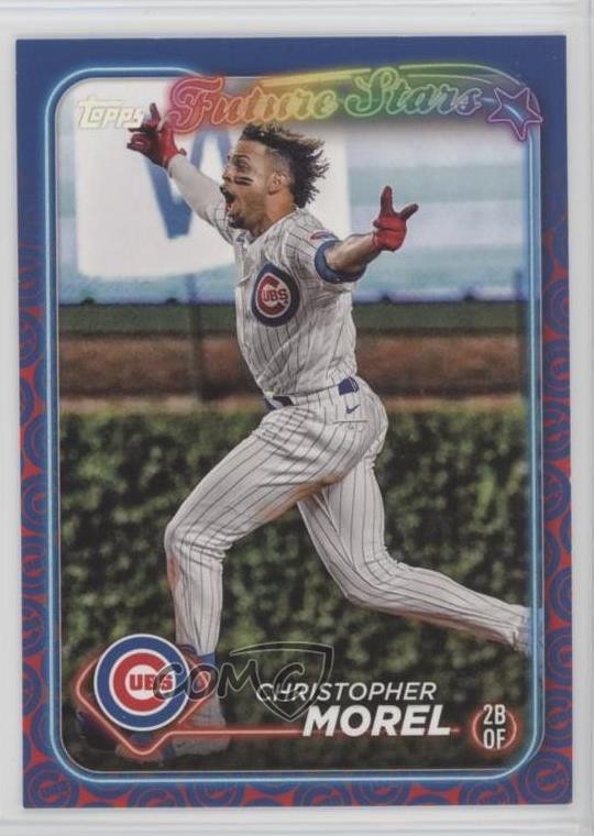2024 Topps Series 1 Future Stars Team Color Border Christopher Morel #128 11j4