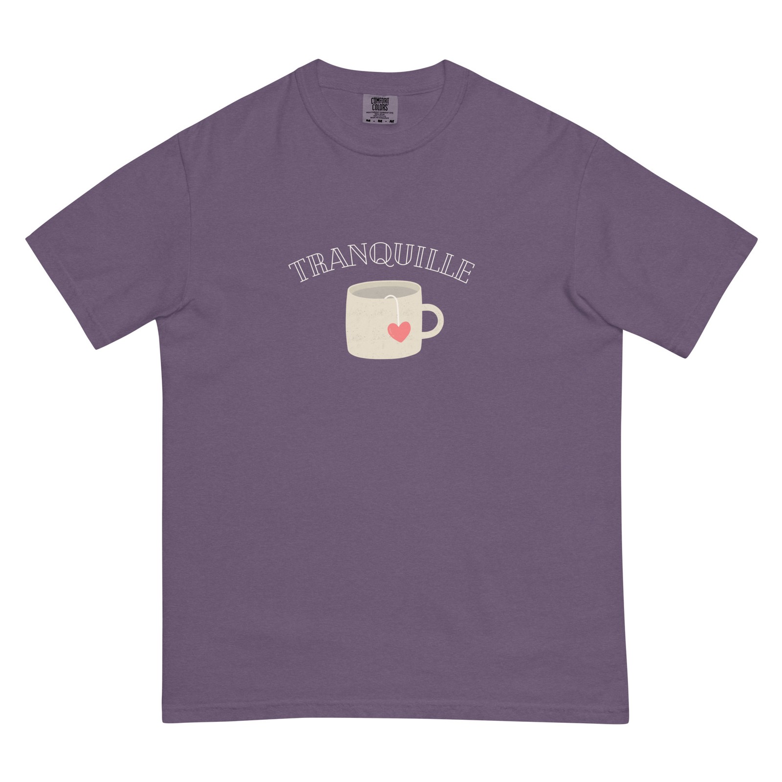 Tranquille tea tee, French calm shirt for tea drinkers