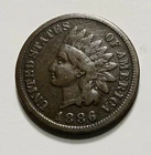 1886 Type 1 Indian Cent