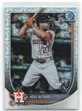 2025 Bowman Chrome Jose Altuve Mega Refractor #63 Houston Astros
