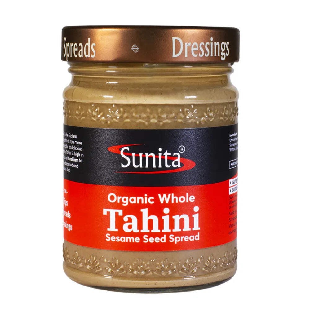 Sunita Organic Whole Tahini 280g Sesame Paste Vegan